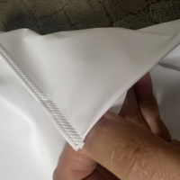 Housse de coussin de luxe personnalisée 100 % imperméable en PU, durable, avec fermeture enveloppante, protection médicale pour oreiller
