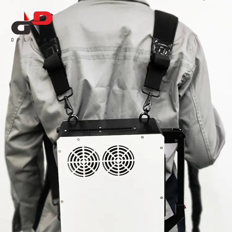 Max 50W 100W 200W industriel Mini Portable sac à dos impulsion Laser Machine de nettoyage oxyde pierre peinture bois propre 10KG