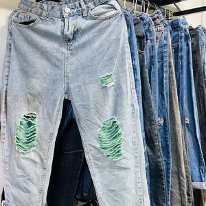 Artículo en Oferta, Jeans de Mezclilla Azul Oscuro de Diseñador, 11 oz, Jeans Rotos para Hombre, Compre en China, <span class=keywords><strong>Ropa</strong></span> Usada JackWen - Product Image 1