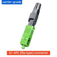 Conector Rápido de Fibra Óptica UPC SC APC, Uso en PC FTTH, Azul Verde, Garantía de 5 Años