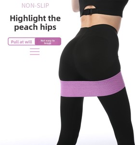 <span class=keywords><strong>Banda</strong></span> de Resistencia Elástica de Alta Calidad para Cadera, Color Negro, para Entrenamiento de Glúteos y Piernas, Antideslizante, para Fitness - Product Image 1