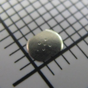 DOM-SW-4016EWN Taille ronde 5.0mm cinq points cantact dipple acier inoxydable nickelé shrapnel dôme en métal - Product Image 1