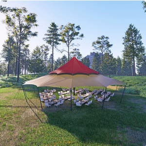 Outdoor Wedding Party and Camping Event Tent with Aluminum-Pole for <b>Tarp</b> Use Shed Tent for Party - Product Image 2