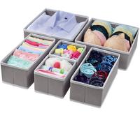 Boîtes de rangement en tissu écologiques pliables Le'sort gris clair, modernes, pour la maison, le placard, le tiroir, organisateur, modèle bébé