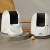Prix le plus bas APP contrôle Intelligent intelligent auto-nettoyant bac à litière pour chats automatique chat toilette bac à litière