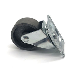 निर्माता 50 mm इस्पात पहिया कैस्टर थाली के साथ 2 इंच कच्चा लोहा ढलाईकार पहियों - Product Image 5