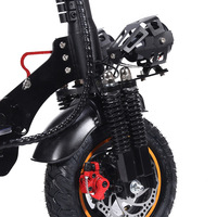 Trottinette Électrique Pliable Personnalisée de 10 Pouces pour Adultes avec Suspension Avant pour Trajets Urbains Quotidiens - BA001