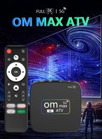 OM MAX 4K Android TV Box de Alta Calidad, Versión Android 14 Actualizada, Reproductor Multimedia de 8+128 GB