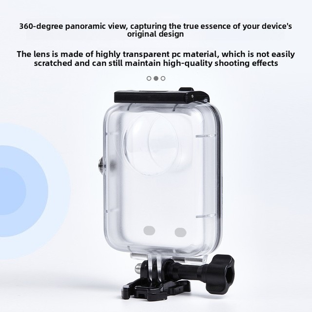 Waterproof Case PC Tempered Glass Touch Screen Design Camera Diving Sports Accessories for OSMO 360 Panoramic Camera
