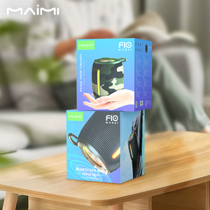 Maimi Mini RGB LED Ánh Sáng Loa Không Dây Loa Siêu Trầm USB Bass Stereo Âm Thanh Ngoài Trời Âm Nhạc Đảng Xách Tay TWS <span class=keywords><strong>Bluetooth</strong></span> Loa - Product Image 5