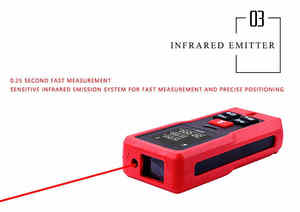 सबसे अच्छा मूल्य पोर्टेबल पेशेवर लेजर माप उपकरण हैंडहेल्ड लंबी दूरी के रिचार्जेबल औद्योगिक ग्रेड रेंजफाइंडर - Product Image 5