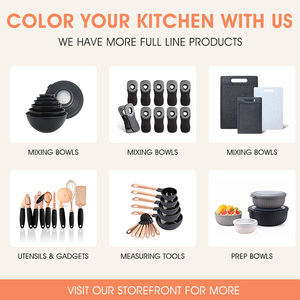Maisons ถ้วยตวงพลาสติกอเนกประสงค์2ชิ้น,พร้อมช้อนพลาสติกแบบปรับได้จำนวน2ชิ้นต่อชุด - Product Image 6