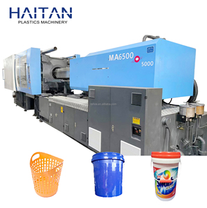 Máquina de moldeo por inyección de plástico de escritorio <span class=keywords><strong>MA6500</strong></span> de 650 toneladas haitiana usada/máquina de fabricación de cubos de pintura de cubos de plástico - Product Image 1