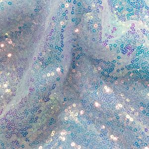 Spot crypté 3mm Sequin <span class=keywords><strong>Tissu</strong></span> Polyester <span class=keywords><strong>Tissu</strong></span> pour Nappe Mur <span class=keywords><strong>Tissu</strong></span> Robe De Mariée De Mariage Banquet Restaurant - Product Image 2