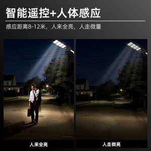 Lampadaire solaire intégré LED Mono Si 50000 heures, garantie 5 ans, pour projets routiers ruraux et municipaux - Product Image 2
