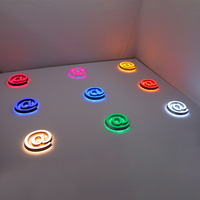 Mini Enseigne 3d personnalisée avec LED Boîte à Lumière Publicitaire Mini Lettres Acrylique Métal Lettres Lumineuses Enseigne pour Frontstore Commercial