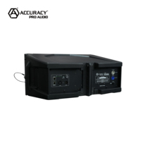 Accuracy Pro Audio CF210A Altavoces Compactos de Doble Línea de 10 Pulgadas, Sistema de Sonido Profesional, Módulo de Línea de Altavoces