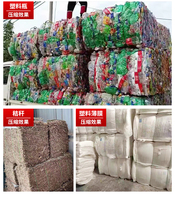 Presse à balles horizontale automatique de 40 tonnes pour plastique, papier et bouteilles PET