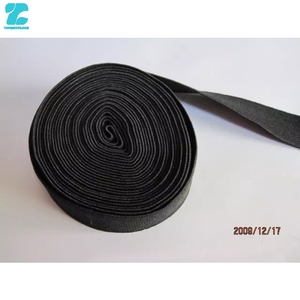 Bande élastique plate tricotée noire et blanche de 1,5 cm à 5 cm de large, ruban extensible pour canapé et quincaillerie - Product Image 2