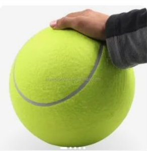 Köpekler için büyük tenis topu 9.5 "şişme dev tenis topları Pet Chew oyuncak köpek tenis topu büyük Pet oyuncaklar komik açık spor - Product Image 5