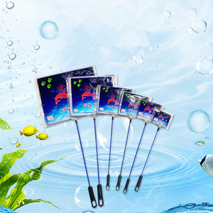 Vente en gros d'accessoires <span class=keywords><strong>pour</strong></span> aquariums Filet de pêche bleu Vente en gros 3'''4'''6''10'' Outils de nettoyage <span class=keywords><strong>pour</strong></span> poissons rouges Filet <span class=keywords><strong>pour</strong></span> aquarium - Product Image 2