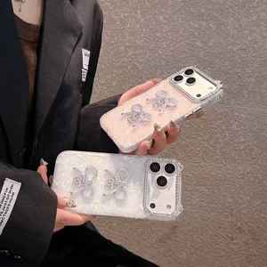 K238กล้องที่ทันสมัยและเป็นที่นิยมพร้อมชุดโบว์เพชรเหมาะสำหรับใช้กับแอปเปิ้ลรุ่น11, 12, <span class=keywords><strong>13</strong></span>และ14 - Product Image 6