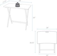 Meubles modernes en bois Table à manger pliante pour manger ou étudier pour la salle à manger ou le salon