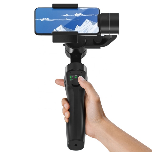 New F8 Professional Gimbal 3 Axis Stabilizer Vlog Selfie Liver Handheld Gimbal Stabilize Gimble for Mobile Phone With Tripod