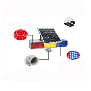 Chất lượng cao năng lượng mặt trời Red <span class=keywords><strong>Blue</strong></span> <span class=keywords><strong>LED</strong></span> nhấp nháy dấu hiệu giao thông cảnh báo ánh sáng nhấp nháy - Product Image 2