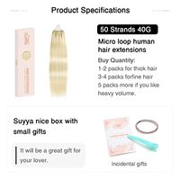 Extensions de cheveux humains Kinky Straight Micro Loop, extensions de cheveux Microlink Birmanes pour femmes noires, extensions de cheveux à micro-anneaux