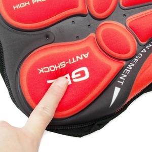 Pantaloncini e Slip da Ciclismo Traspiranti Unisex con Imbottitura in Gel Antiurto per <span class=keywords><strong>MTB</strong></span> e Bici da Strada Taglia S in Poliestere - Product Image 4