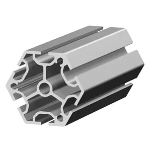 6061 6063 T5 Extrusion Anodize Sand Blast Cnc Machining Anodized Aluminum Industrial Profile