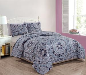 Aoyatex — ensemble de couette sonique en microfibre polyester, style à la mode, broche imprimée - Product Image 3