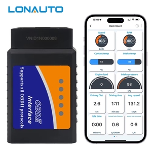 Outil de diagnostic automobile V03H4 <span class=keywords><strong>pas</strong></span> <span class=keywords><strong>cher</strong></span>, système complet OBD 2 pour véhicules, compatible iOS 4.0 / V1.5 / E CAN ELM327, lecture des codes de panne - Product Image 6
