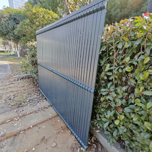 Kit d'occultation en <span class=keywords><strong>PVC</strong></span> Antil-VU pour panneaux de clôture en treillis métallique <span class=keywords><strong>rigide</strong></span> 3D, comprend des lattes d'intimité pour la sécurité du jardin et le blocage du vent - Product Image 5