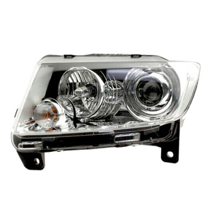 Faros Delanteros para Jeep Grand Cherokee 55079409AK 55079408AK 2011-2013, Repuesto de Halógeno/Xenón - Product Image 1