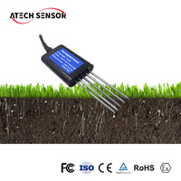 Sonde de sol numérique 7 en 1 pour mesurer la conductivité, la température, l'humidité, le pH et les nutriments NPK du sol