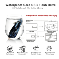 Clés USB personnalisées en gros, imprimées sur mesure, 4 Go-64 Go, USB 2.0 avec garantie de 2 ans, pour mariage, design style carte personnalisée