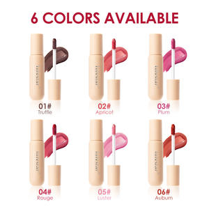 Julystar Stick de maquillage pour le visage, format voyage, 6 couleurs nacrées, finition scintillante, longue tenue, application facile, rouge à lèvres naturel, blush, spot - Product Image 4