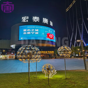 Luz LED para interiores/exteriores de 40 cm, IP65, para calles y centros comerciales, con cambio de color, diseño de diente de león, para decoración navideña. - Product Image 5