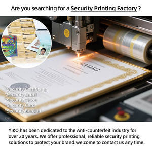 Papier à filigrane personnalisé, certificat de sécurité, papier à filigrane de sécurité, impression de certificat de sécurité avec numéro PIN - Product Image 6