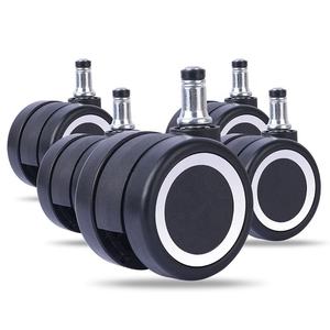 40 kg Nylon 60mm Roller Blade Rubber Casters Universal Wheels For <b>Bar</b> <b>Stool</b> Computer Chair Kitchen Bedroom Furniture Accessories - Product Image 6