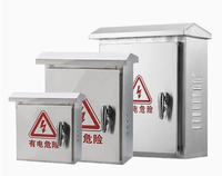 Boîtier de commande/distribution en acier inoxydable OEM ODM IP54/IP65 avec affichage de compteur intelligent, sûr, durable et taille personnalisable