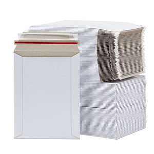 Ở lại phẳng ảnh tài liệu bưu phẩm các tông màu trắng phong bì tùy chỉnh cứng nhắc tự con dấu gửi thư phong bì - Product Image 5