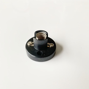 Căn hộ cơ sở đèn chủ vít đen loại Bakelite E10 Đèn chủ lão hóa lampholders Plug-in đèn chủ sở hữu Bóng đèn thay thế ổ cắm - Product Image 4