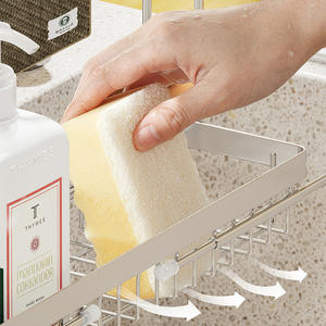 Cucina telescopico lavello spugna porta spazzole in acciaio inossidabile espandibile sapone porta-stendibiancheria per asciugamani - Product Image 4