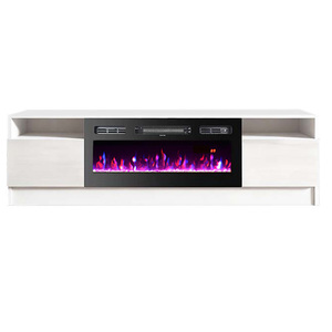 Mueble <span class=keywords><strong>de</strong></span> Salón Personalizado <span class=keywords><strong>de</strong></span> Lujo con Chimenea Eléctrica Independiente <span class=keywords><strong>de</strong></span> Madera <span class=keywords><strong>y</strong></span> Soporte para TV - Product Image 3