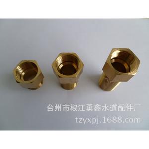 All-Copper 4-Point Thickened Internal & External Thread Extension Connector Direct Connection Adapters & Connectors - Product Image 3