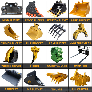 Accesorios de excavadora de la serie Rainbow OEM, personalizados, nueva condición, cubos de esqueleto de construcción, Cubo de rejilla de tamiz de roca - Product Image 5