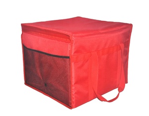 Food Carry Bag Aluminum Foil Thermal Insulated Food Delivery Backpack Pizza Grocery Delivery Rucksack Cooler Box